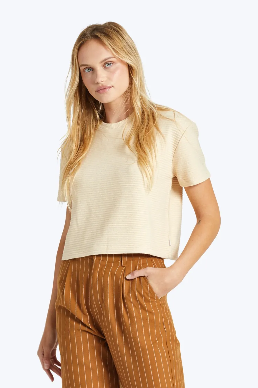 Bandera Boxy Top - Biscotti