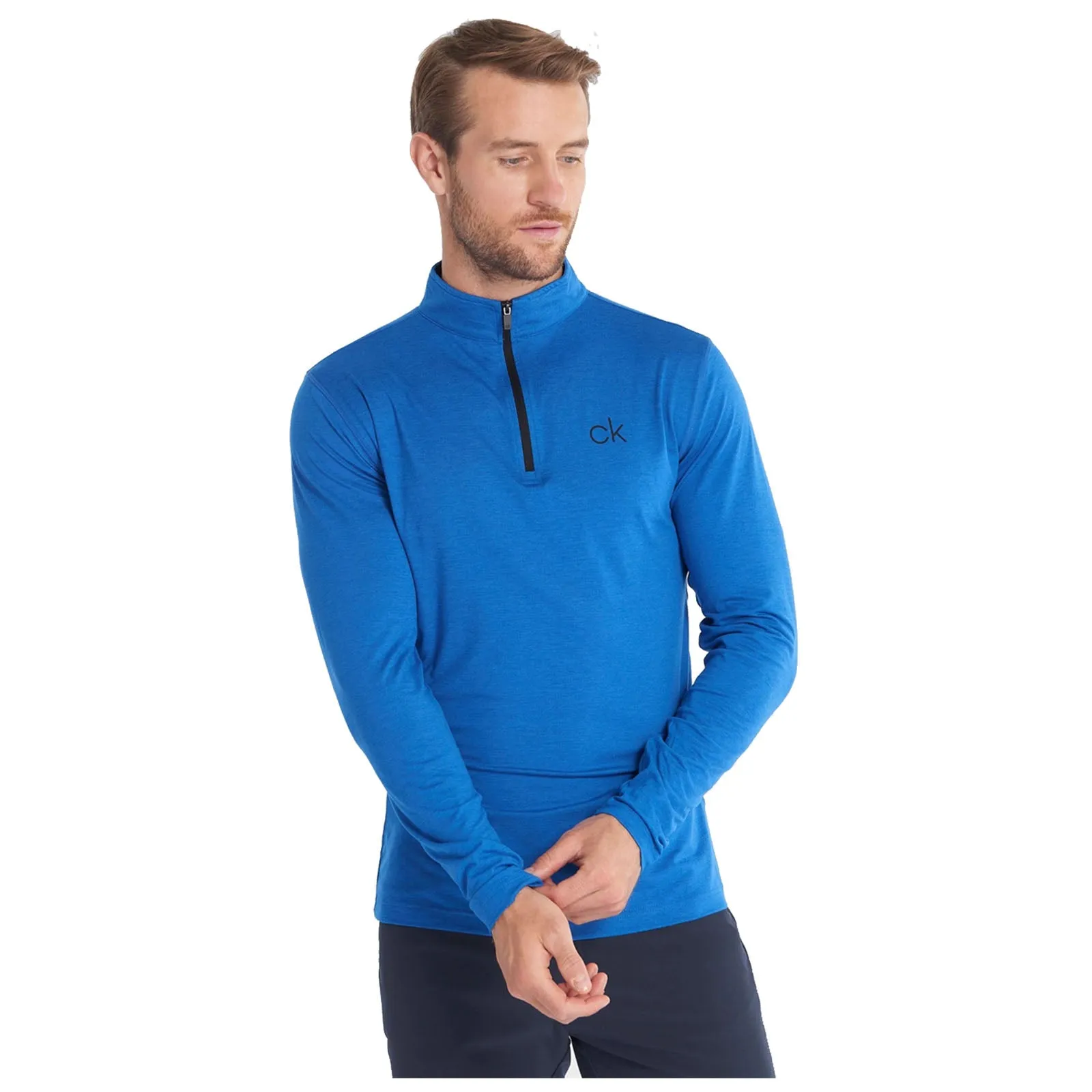 Calvin Klein Mens Newport Half Zip Top