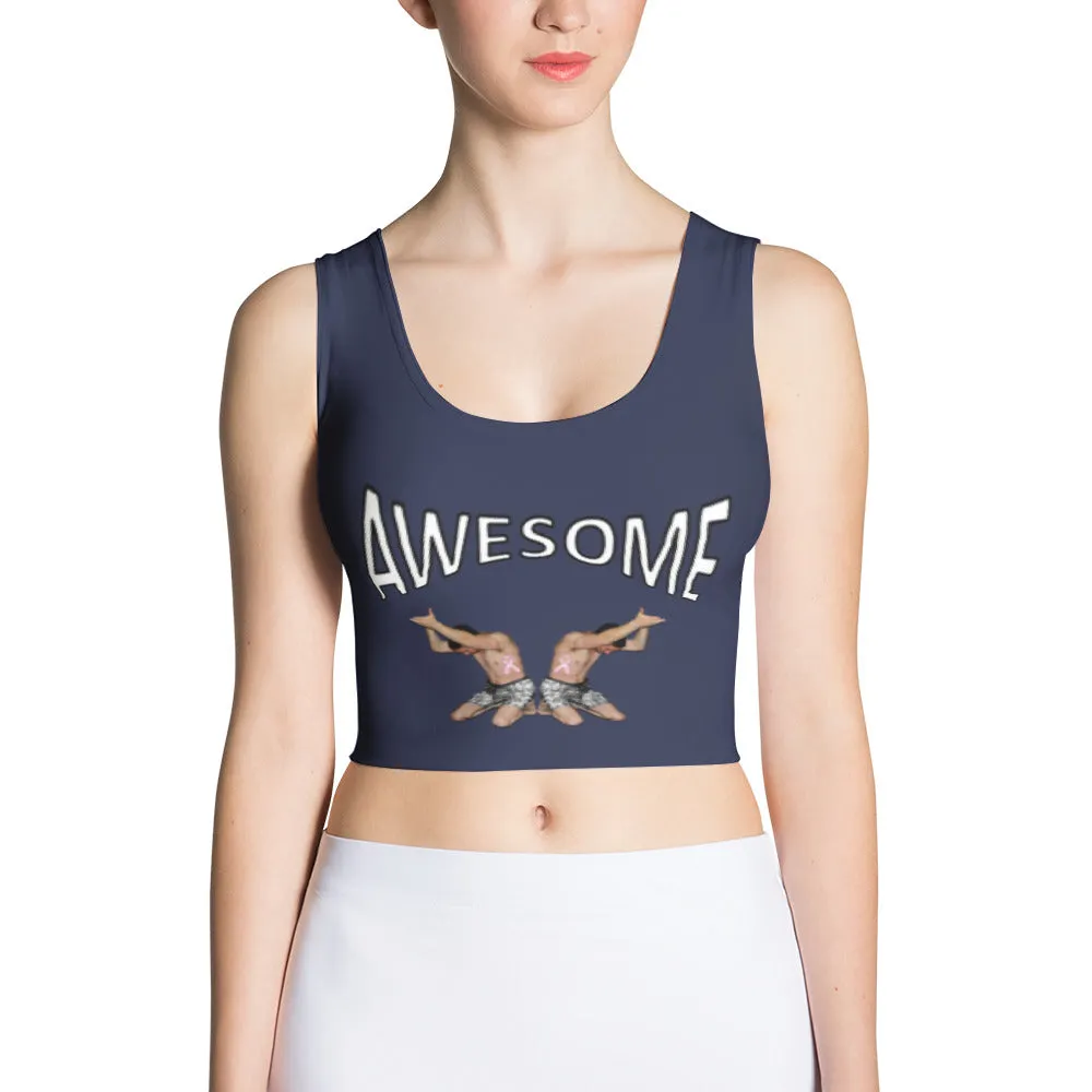 Crop Top Awesome Midnight Blue