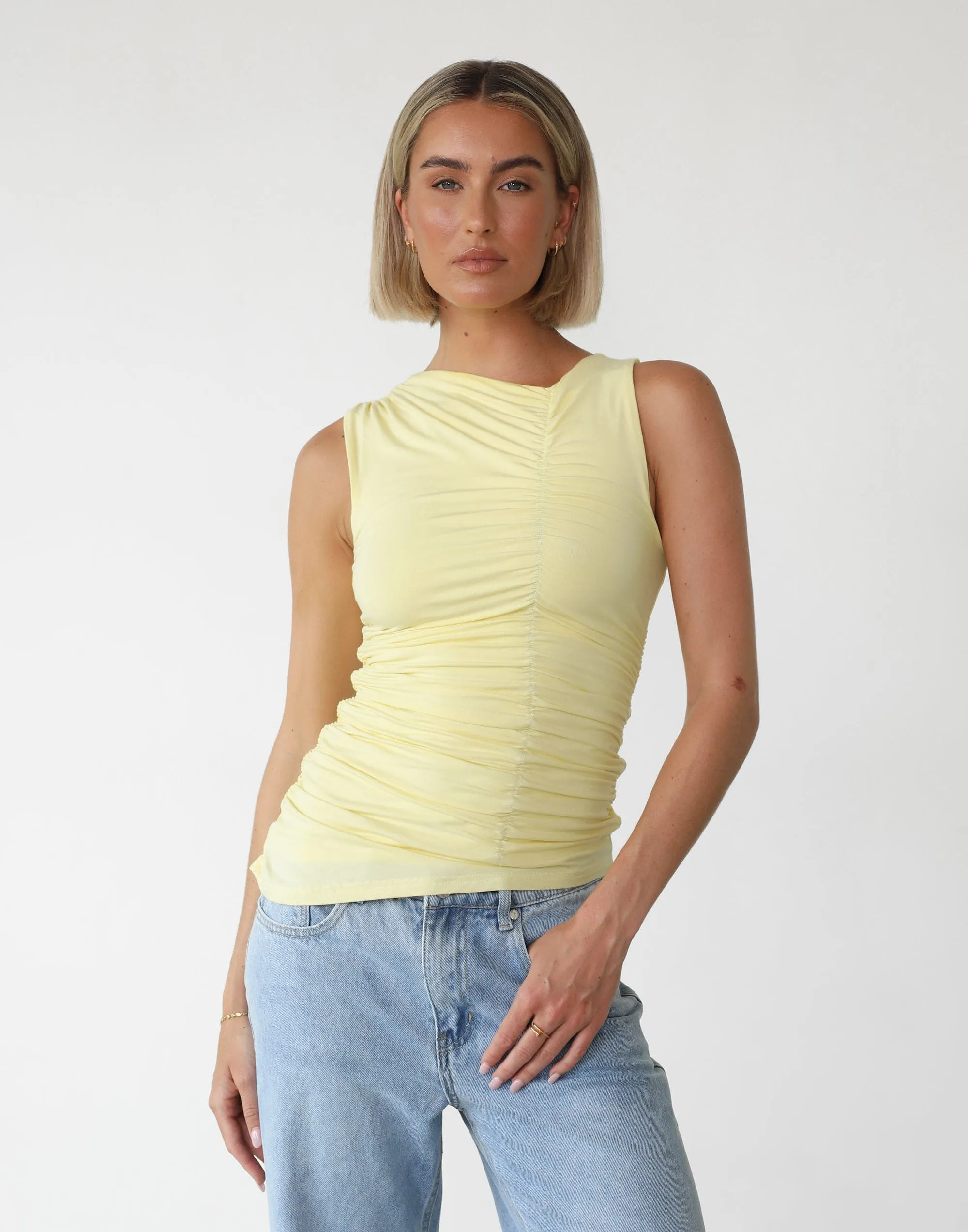 Delphine Tank Top (Lemon)