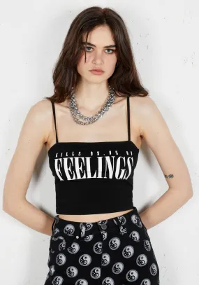 Feelings Spaghetti Strap Crop Top