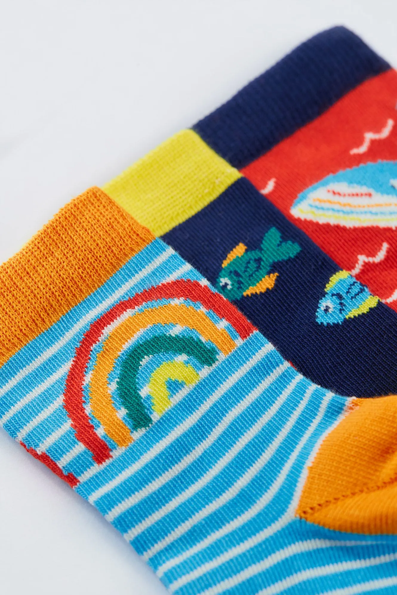 Frugi Rainbow Sea 3-pack Little Socks