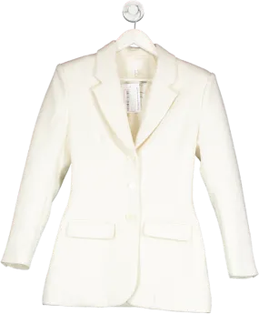 H&M Cream Single Breasted Blazer UK 10