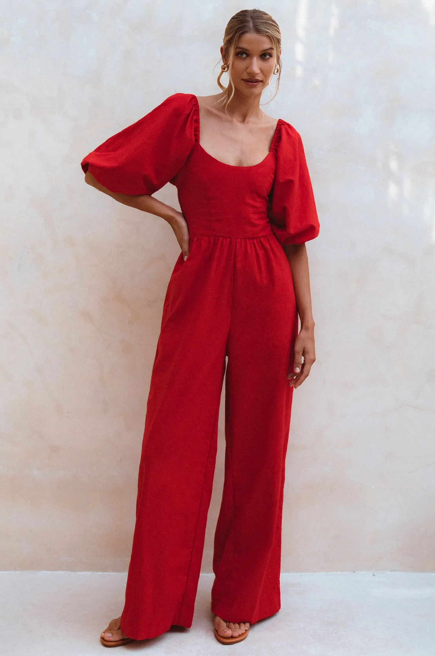 Heaven Bay Linen Jumpsuit