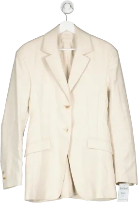 Holzweiler Voyage Single-breasted Blazer In Nude UK S