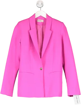 House of CB Pink Sorelle Crepe Masculine Cut Blazer UK XS