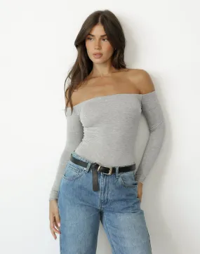 Iris Bodysuit (Grey Marle)