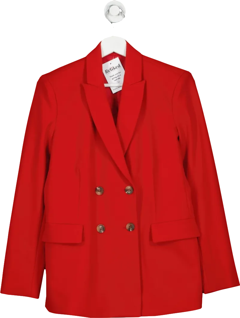 J McLaughlin Red Sumner Blazer UK S