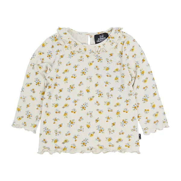 Jasmine Long Sleeve Rib - Print