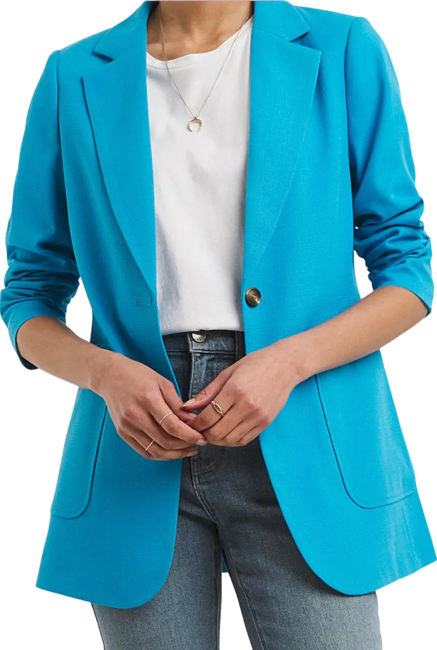 JD Williams Blue Aqua Patch Pocket Blazer BNWT UK 26