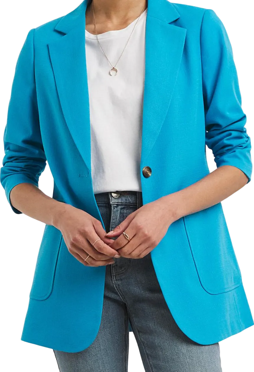 JD Williams Blue Aqua Patch Pocket Blazer BNWT UK 26