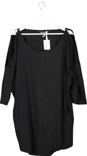 JD Williams capsule Black Cold Shoulder Top BNWT UK 24