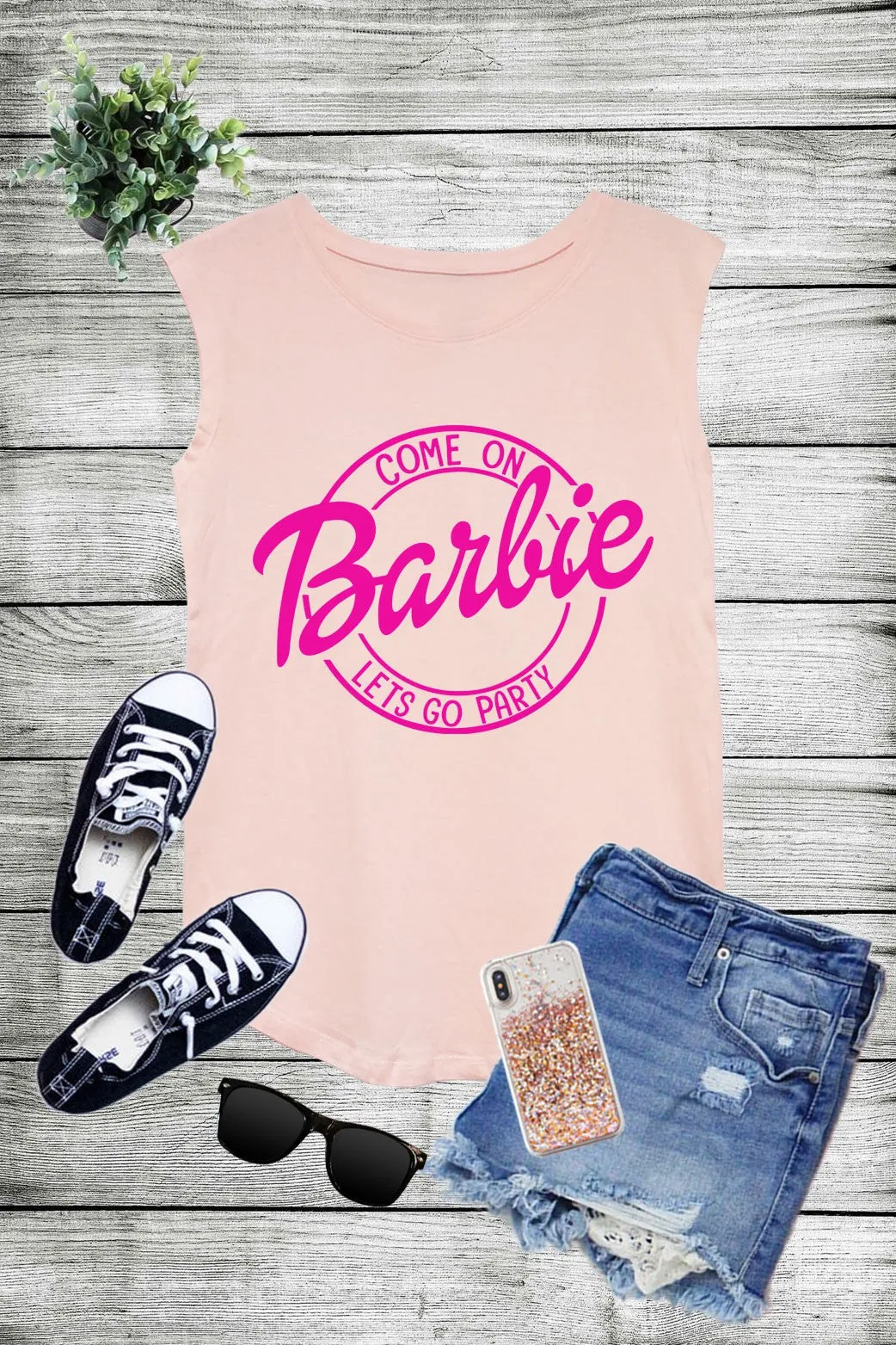 Jr Tank Top - Come On Barbie