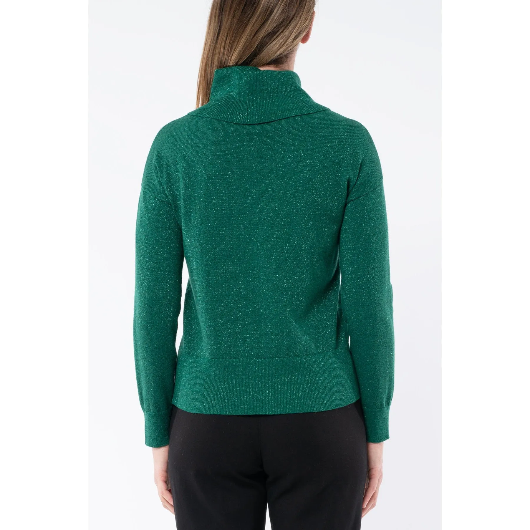 Jump Metallic Green Pullover