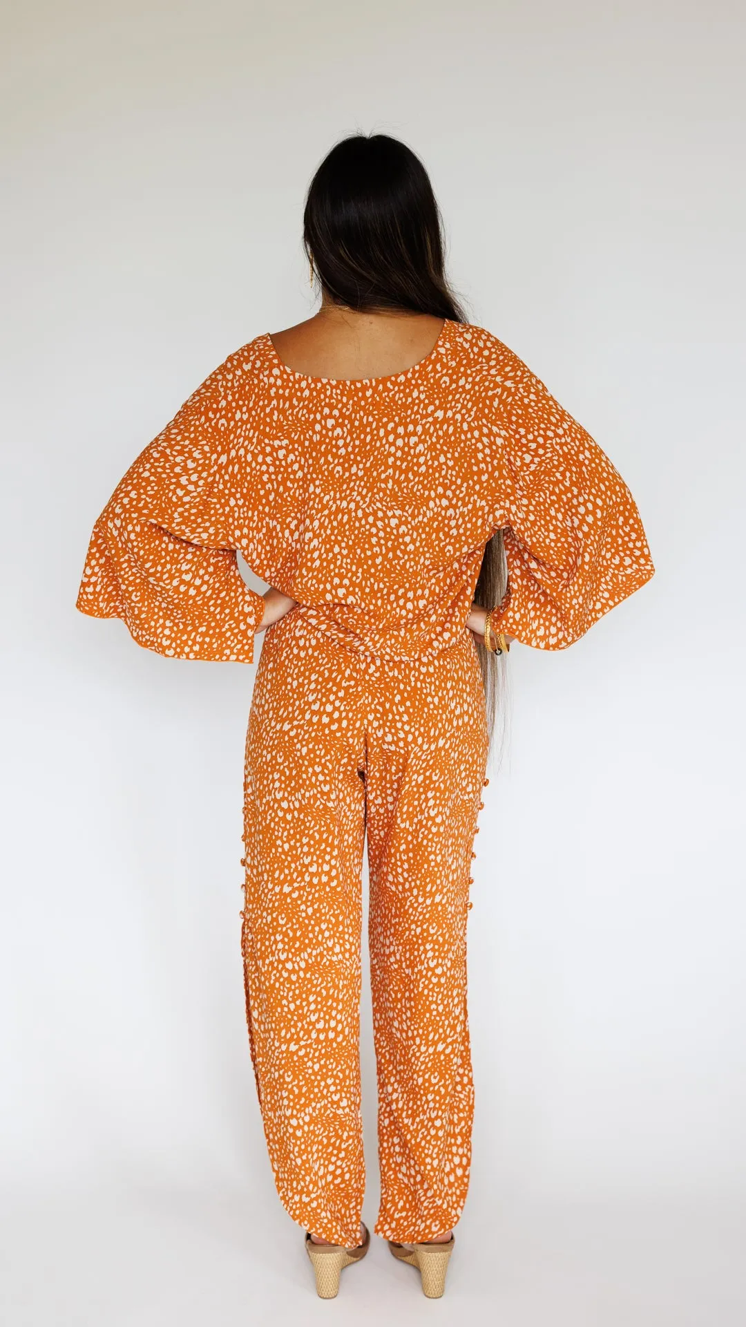 Kiely Top / Speckled Papaya