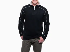 'Kuhl' Men's Europa 1/4 Zip Sweater - Black