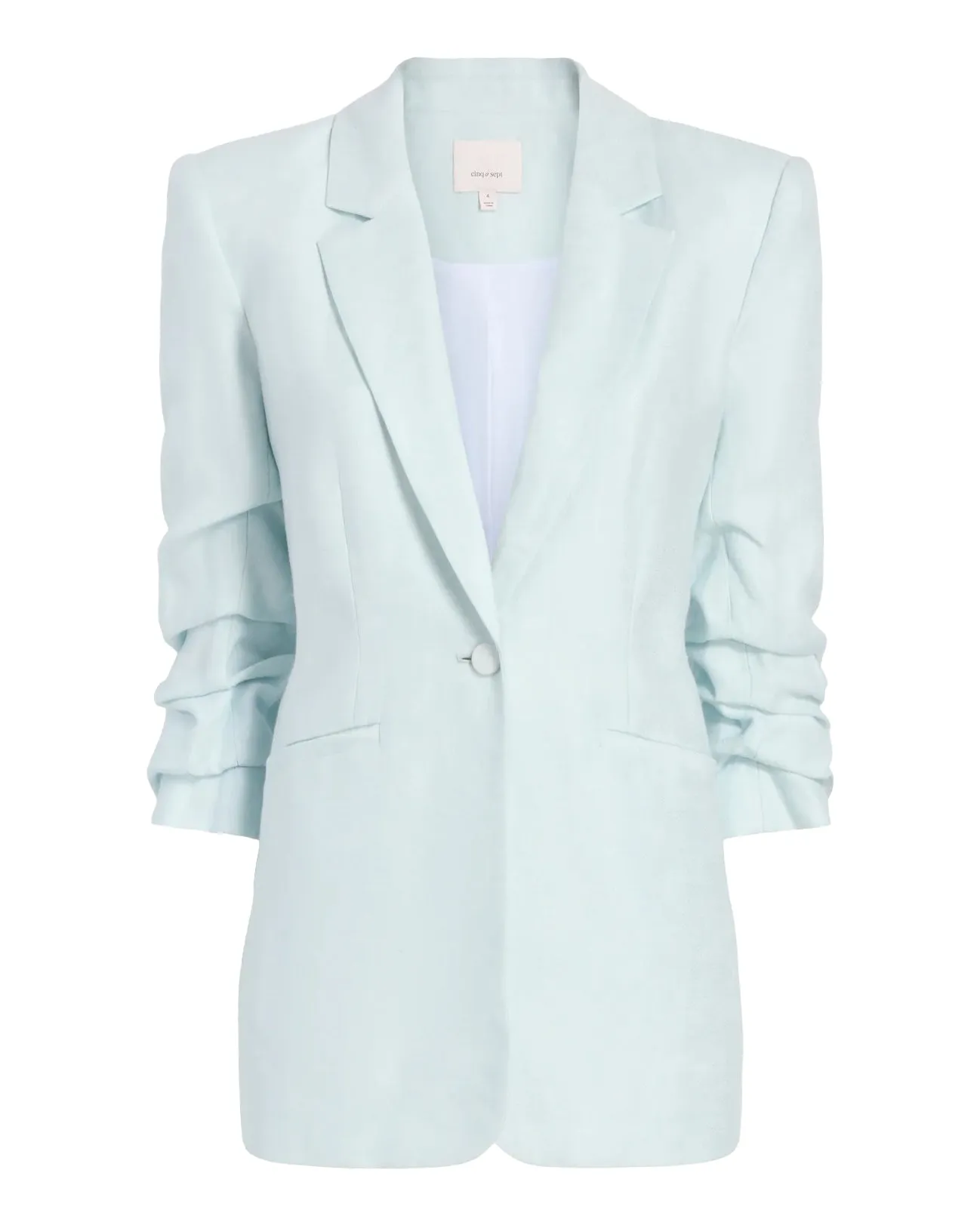 Linen Kylie Blazer (Glacial Blue)