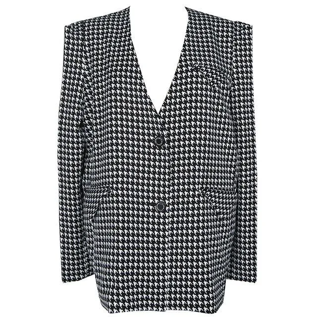 Mikazuki Houndstooth Blazer