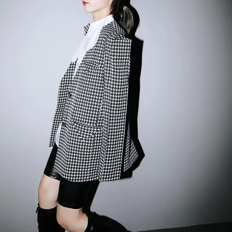 Mikazuki Houndstooth Blazer