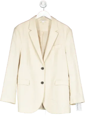 Monki Cream Warming Beige Oversize Blazer UK M