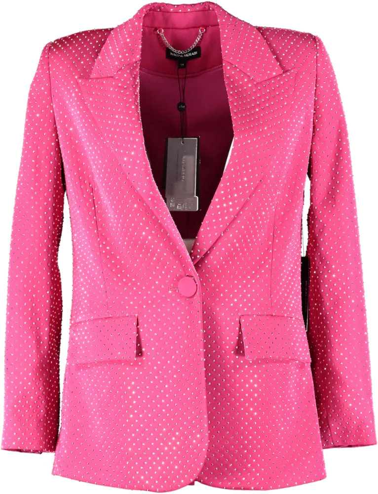 Nadine Merabi Hot Pink Kira Blazer UK XS