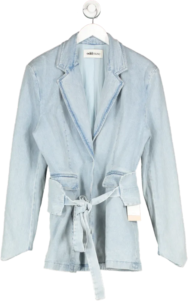 Oddmuse Blue The Ultimate Muse Denim Blazer UK M