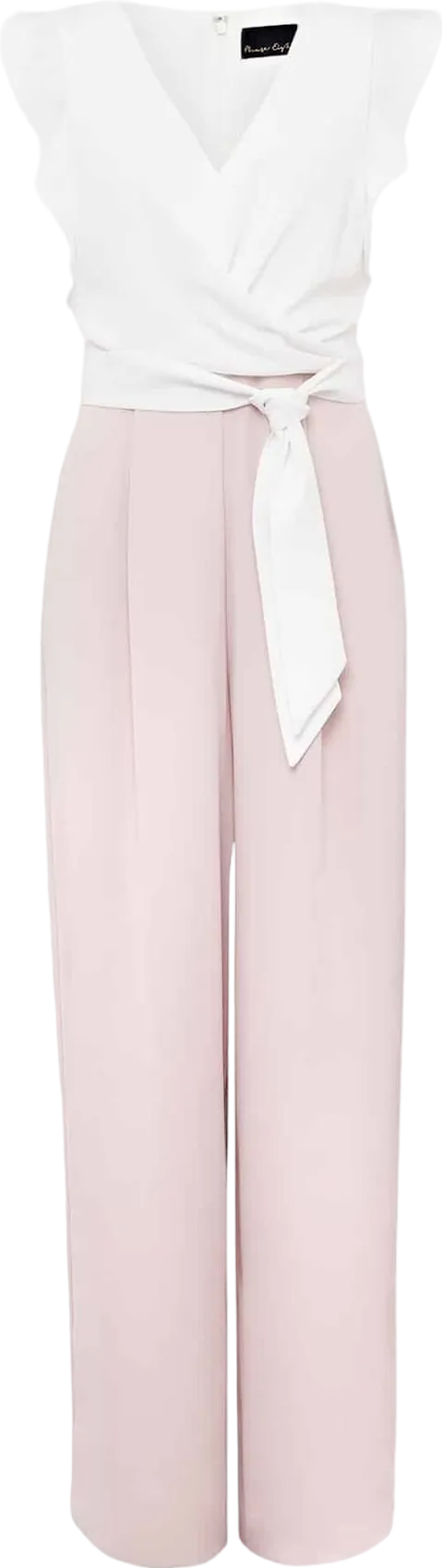 Phase Eight Pink Pink/white Ayla Ruffle Jumpsuit BNWT UK 12