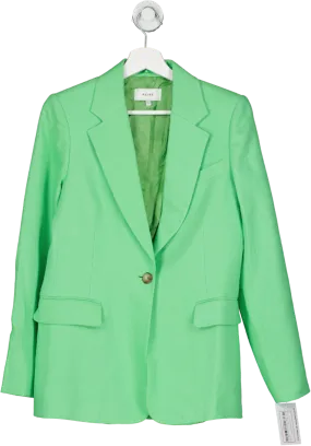 REISS Green Gracey Single Breasted Blazer UK 10