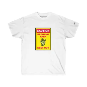 ROAD SIGN OVERSIZED GRAPHIC LOGO TEE - WHITE