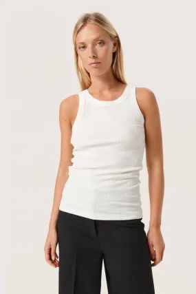 Simone Tank Top - Whisper White