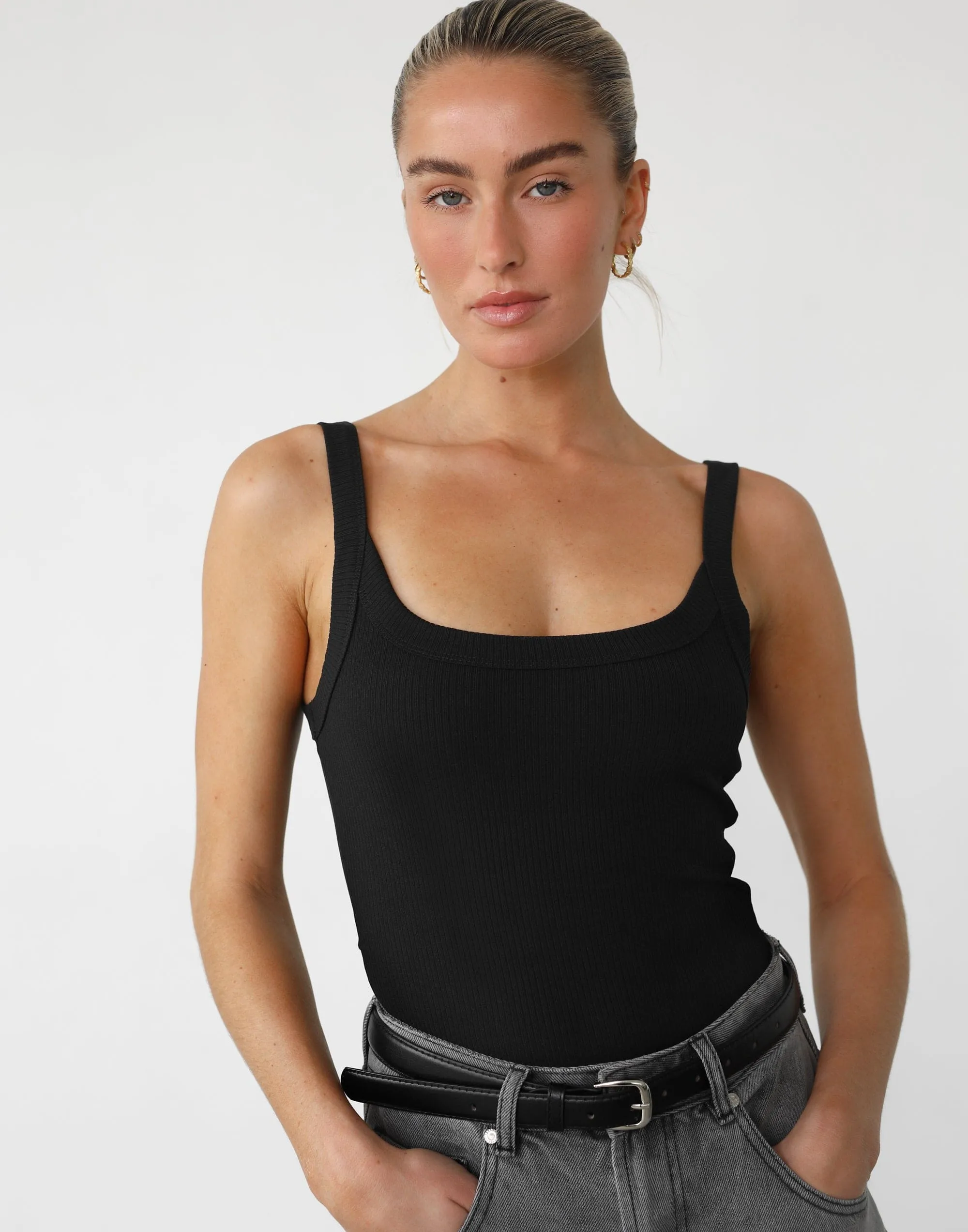 Skyler Tank Top (Black)