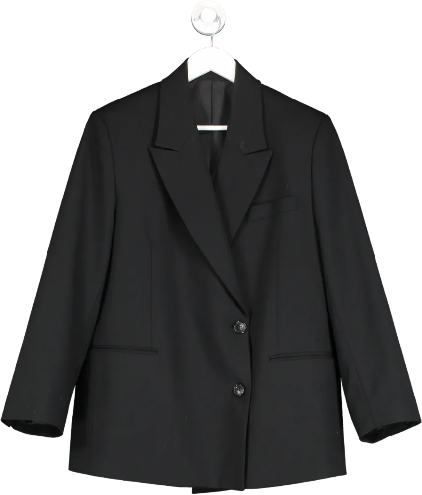 The Able Black Single Breasted Blazer One Size