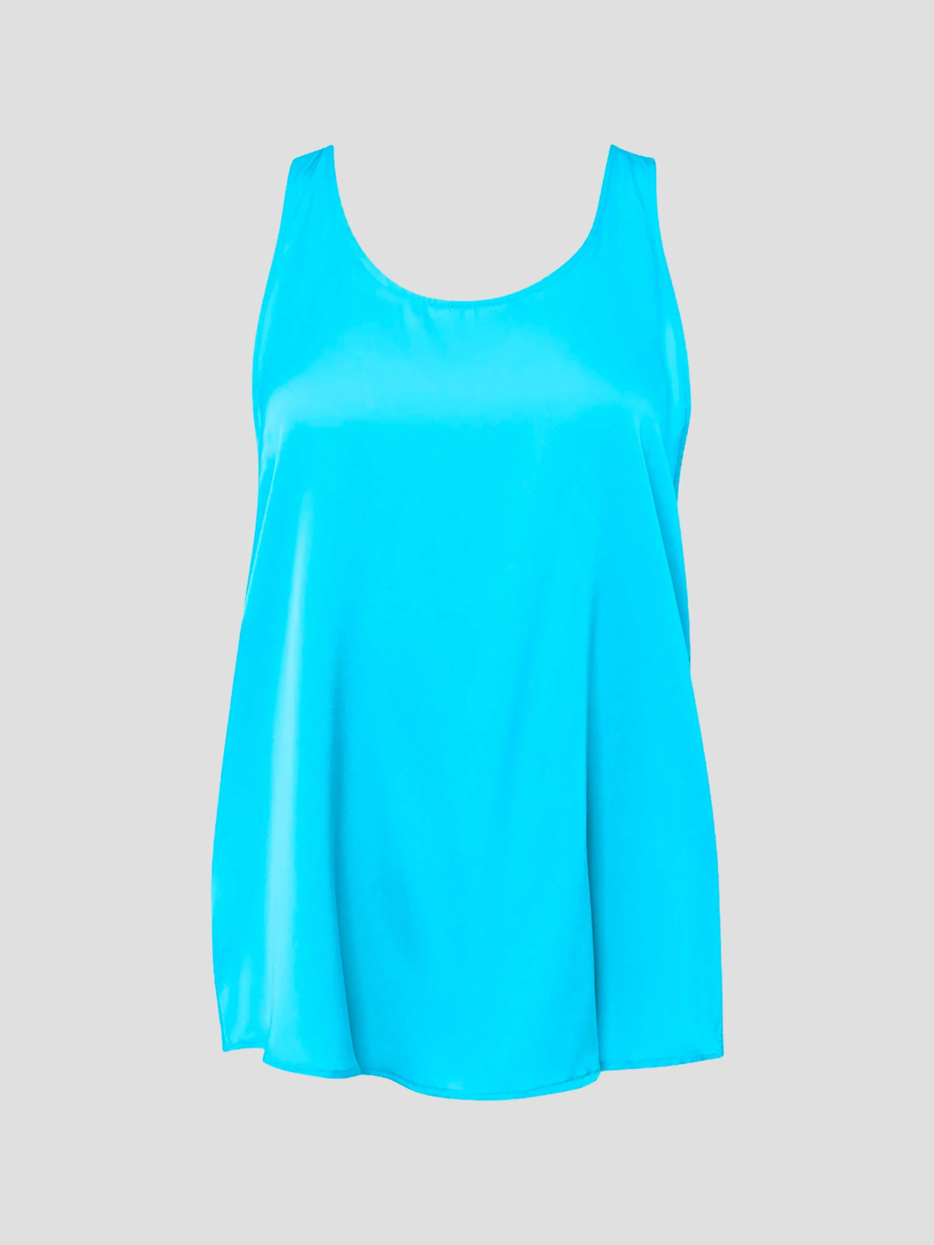 Tivoli Silk-Satin Tank Top