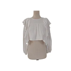 Topshop White Crop Top | Pre Loved |