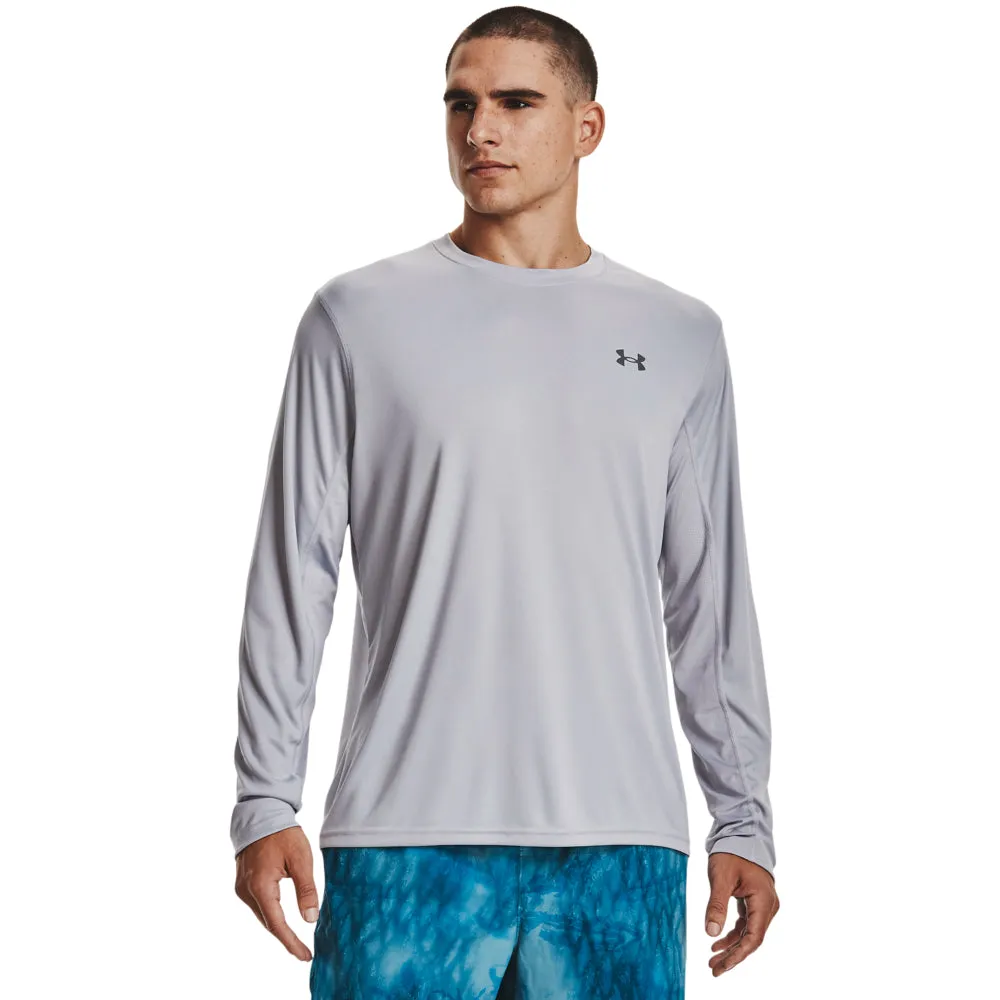 'Under Armour' Men's Drift Tide Knit Crewneck - Mod Grey