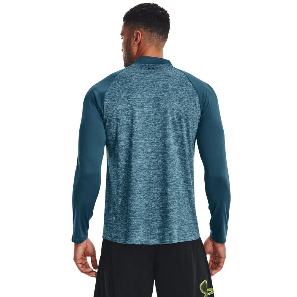 'Under Armour' Men's Tech 2.0 1/4 Zip - Static Blue