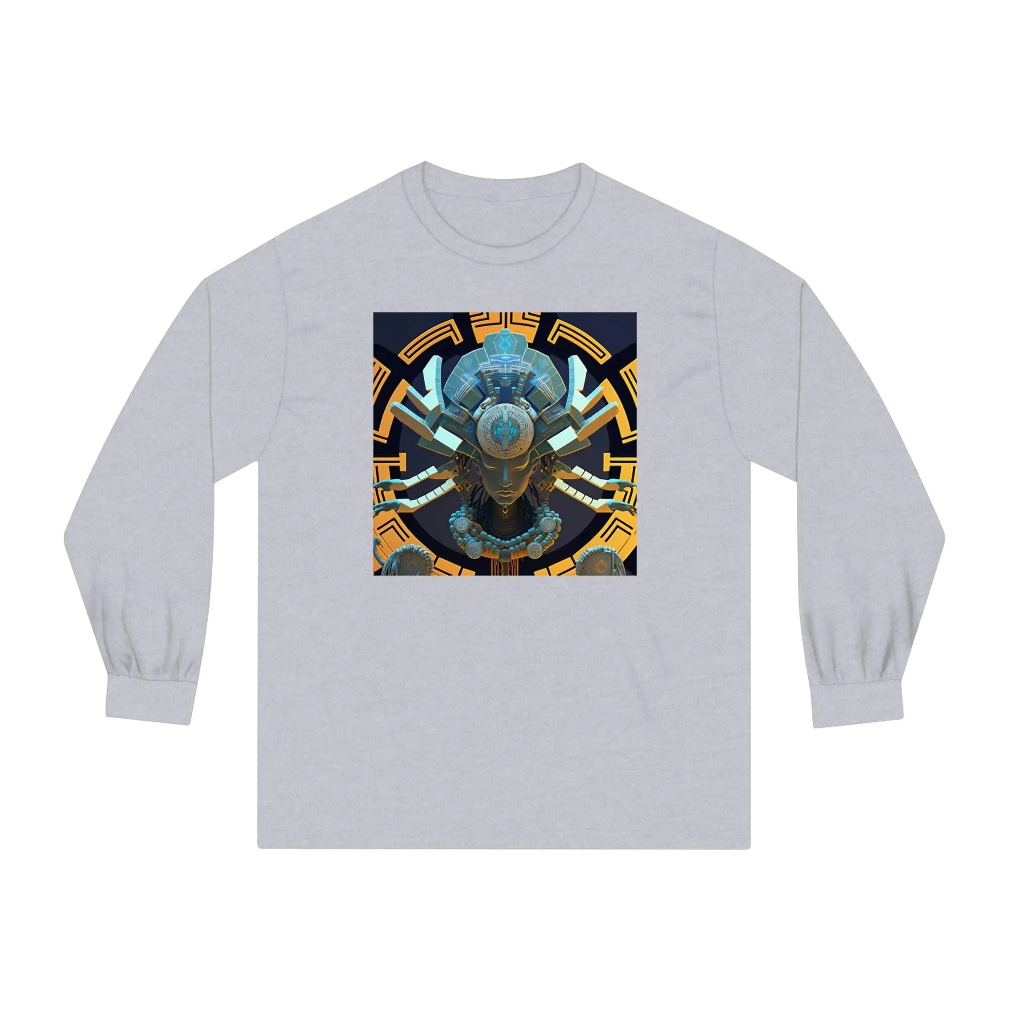 Unisex Classic Long Sleeve T-Shirt Chaos Existence Bot Ai Art