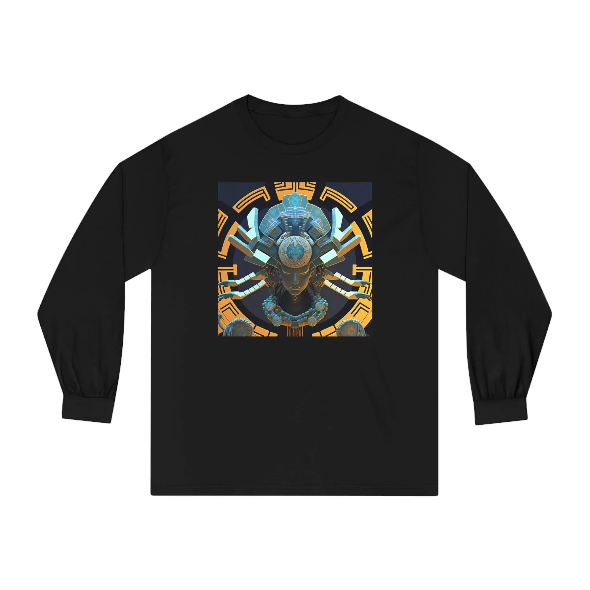 Unisex Classic Long Sleeve T-Shirt Chaos Existence Bot Ai Art