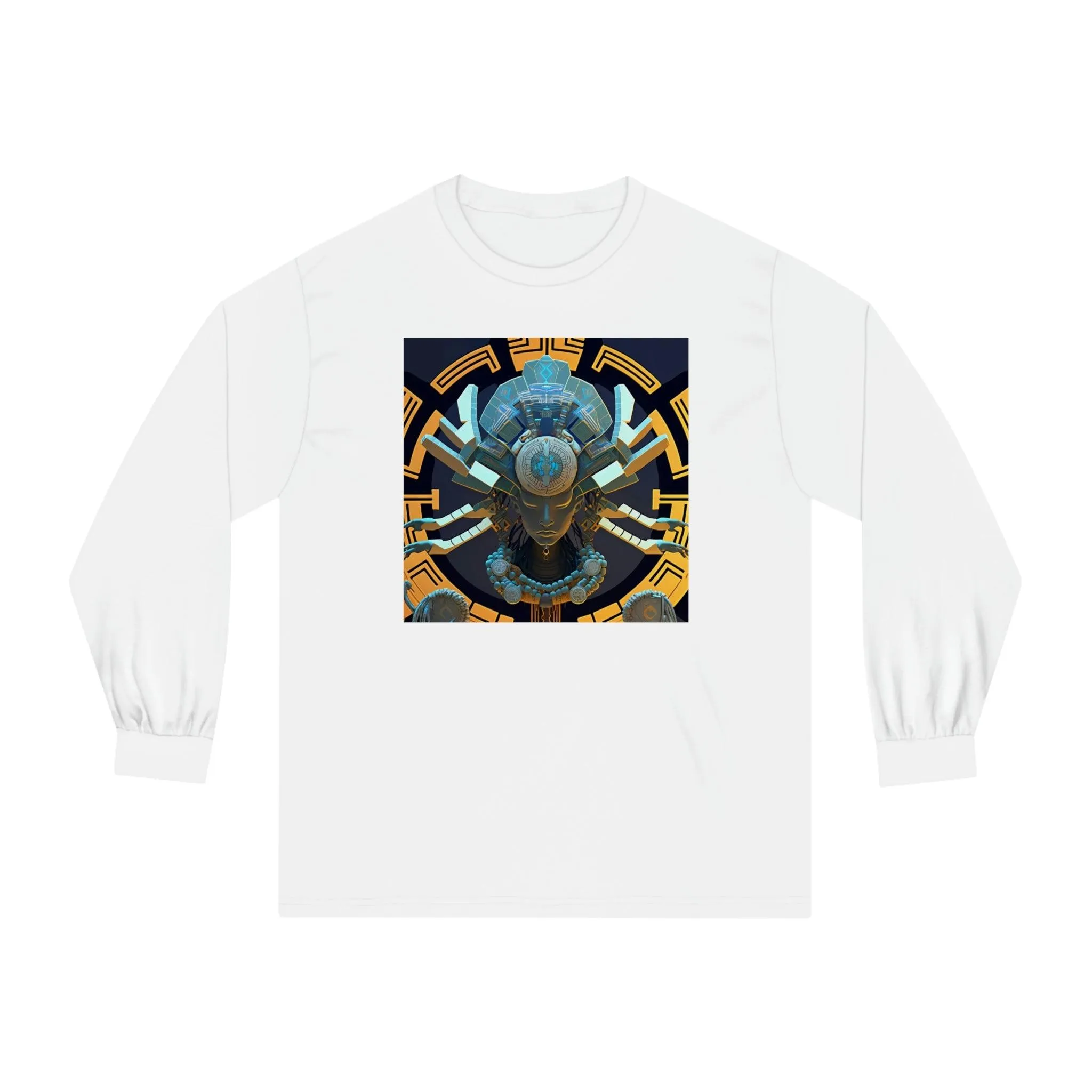 Unisex Classic Long Sleeve T-Shirt Chaos Existence Bot Ai Art