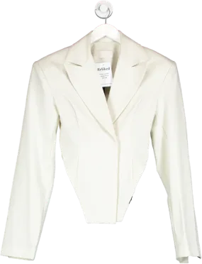 VanNzilL Cream Tailored Blazer UK S