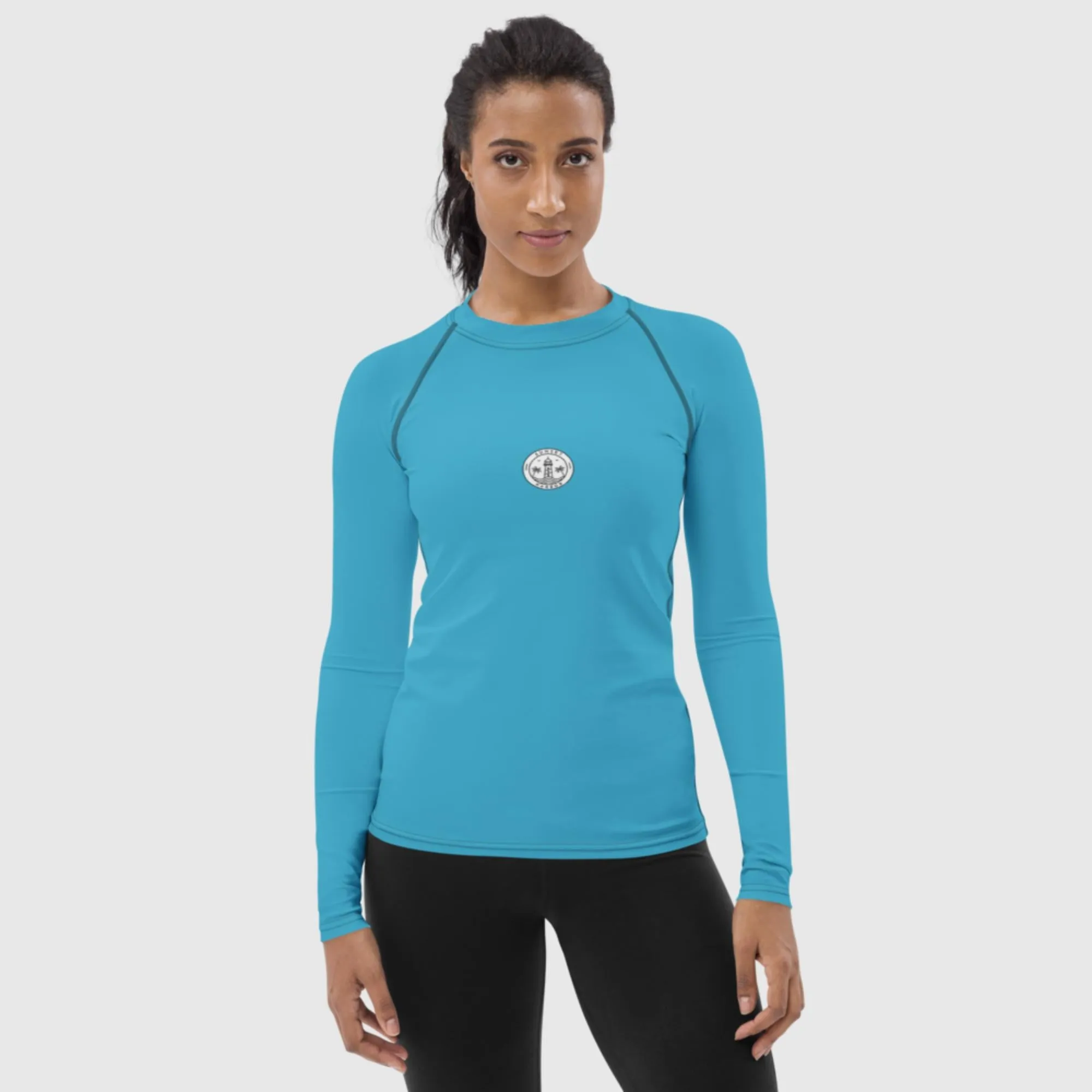 Women's Rash Guard - Summer Sky