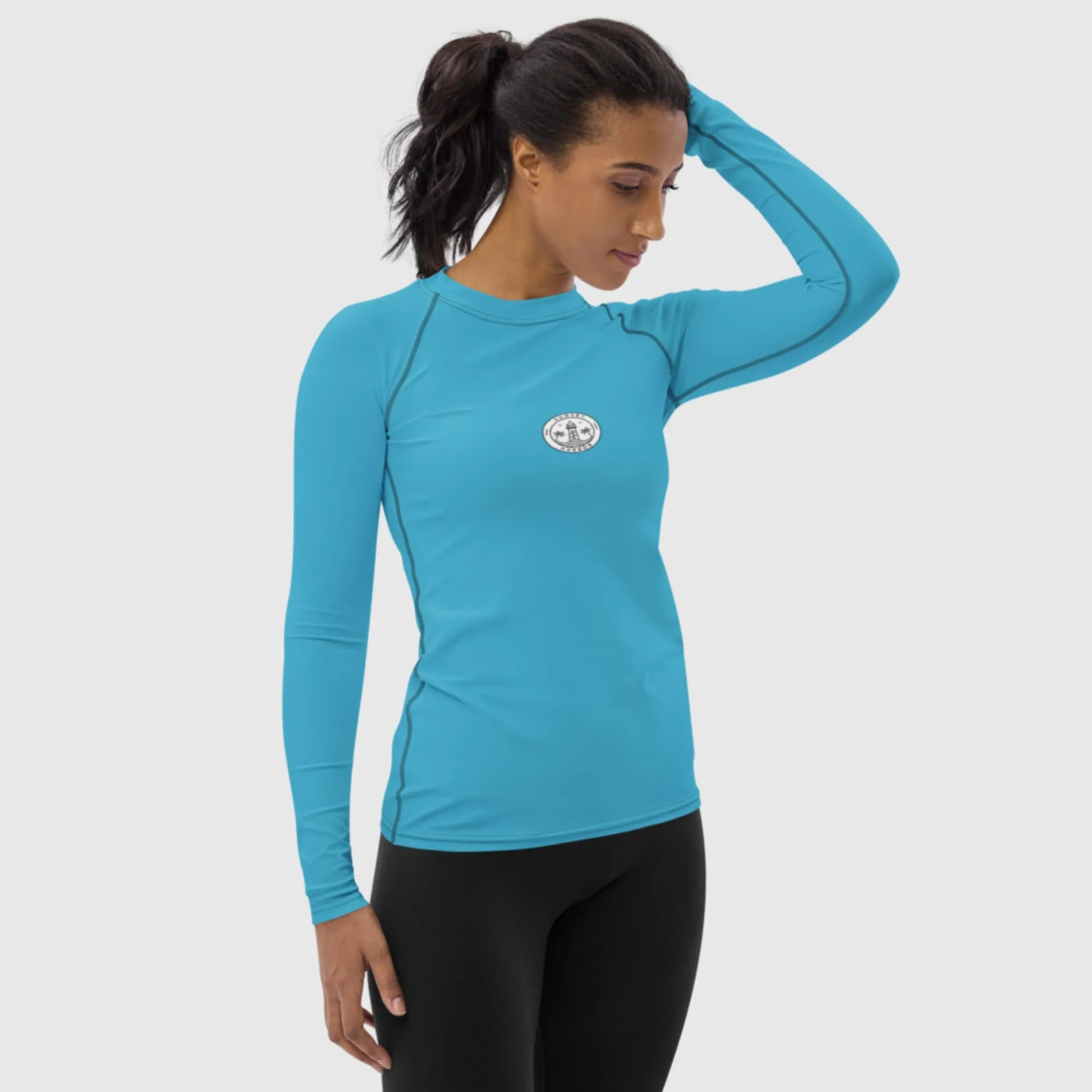 Women's Rash Guard - Summer Sky