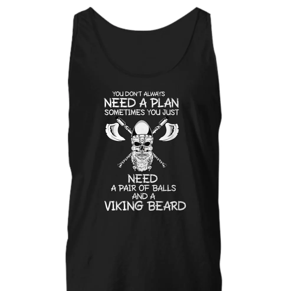 You Don't Always Need A Plan Black Tank Top