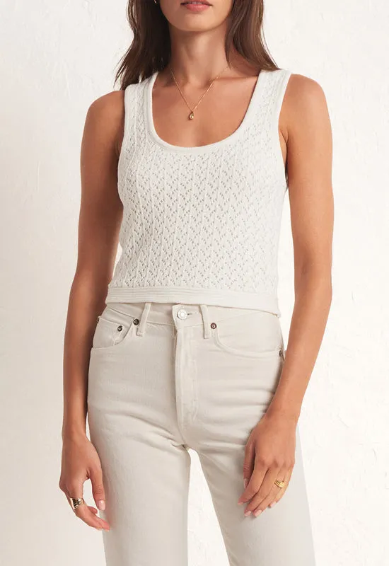 Z Supply - Koa Sweater Tank Top White