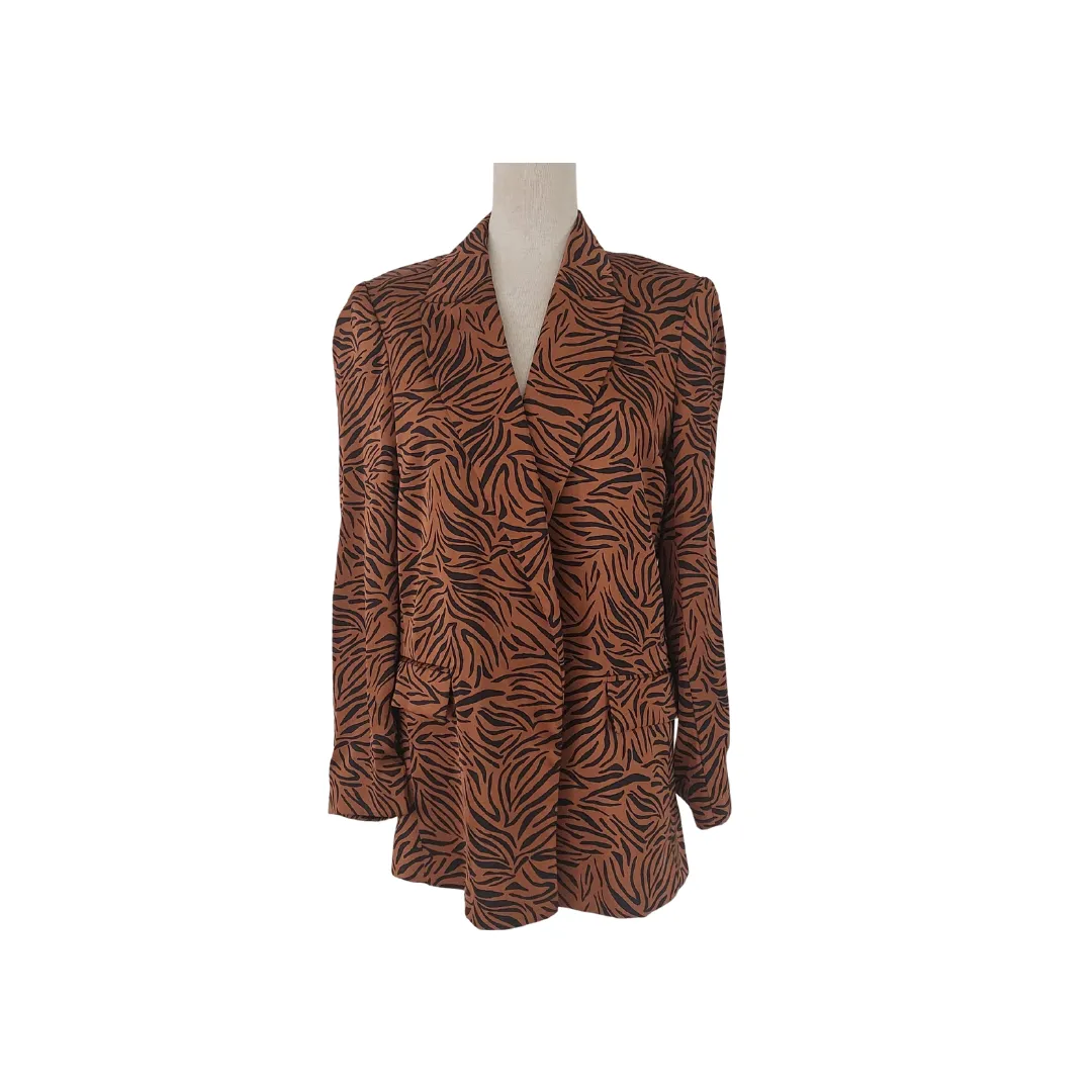 ZARA Tiger Print Blazer | Like New |