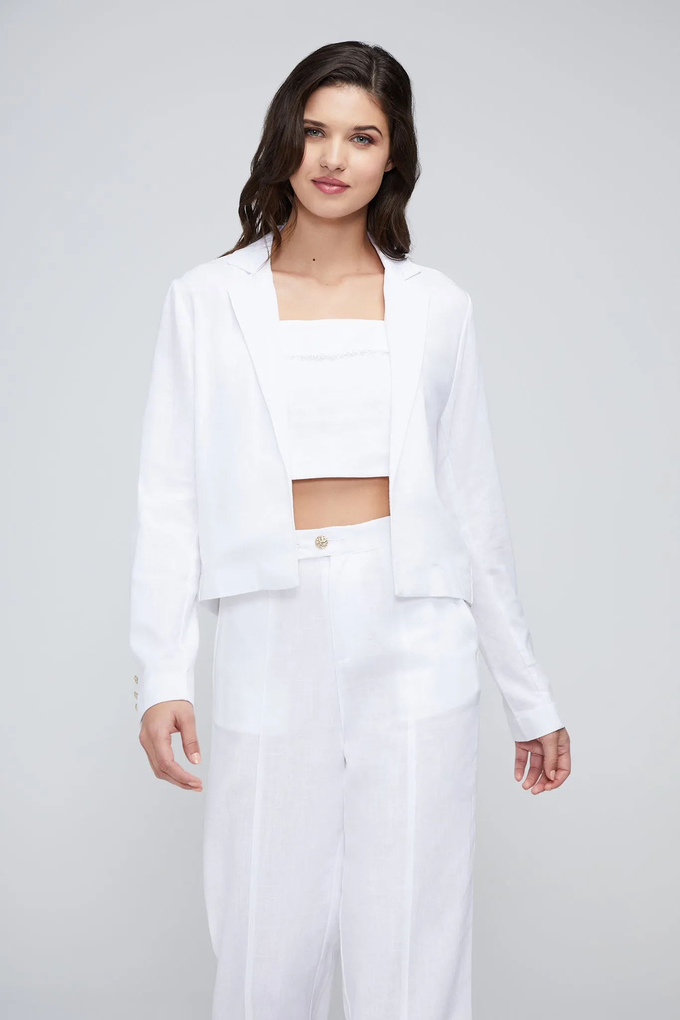 Zophra Blazer | Bright White